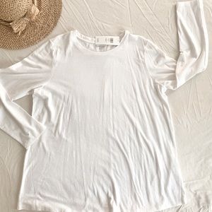 Eileen Fisher •NWT •1x •also fits L and XL •white